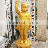 High Quality Home Decor Metal Crafts Bronze Baby Buddha Statue thumbnail-2