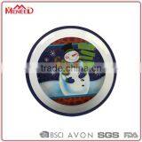 Snowman Print Festival Used Cheap Large Round Christmas Snowman Decorative Christmas Plastic Plates thumbnail-1