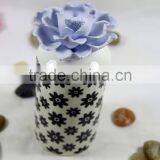 Handmade OEM Aroma Diffuser Bottle Aromatherapy Ceramic Flower Fragrance Diffuser thumbnail-2