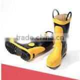 Fireman Firefighter Steel Toe Rubber Foot Protected Recuse Safety Shoes Rubber Preventing Hurt Boots Working Boot thumbnail-1
