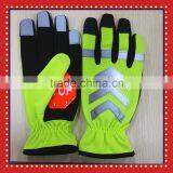 Reflective Safety Protective Hi-Viz Traffic Gloves With Stop Sign thumbnail-1