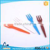 New Products Colorful Non Toxic Mini PP Plastic Fruit Fork thumbnail-1