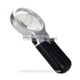 High Quality Cheap Factory Price Practical 3X Foldable Desktop Handheld Reading Magnifier With 2 LED Magnifying Glass thumbnail-1
