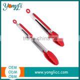 Eco Friendly Colorful Stainless Steel Food Tongs Silicone Kitchen Utensils thumbnail-4