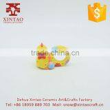 Decorative Ceramic Table Yellow Chicken Shaped Napkin Holder for Sale thumbnail-4