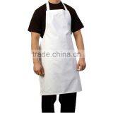 100% Cotton White Long Work Apron for Doctors