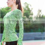 Wholesale Sportwear Green Running Women T-shirt thumbnail-3