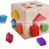 Wooden Cube Puzzle Eudcational Toys Wooden Puzzle Toys Wooden Cube Box thumbnail-2