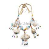 European and American Popular Long Beads Necklace Yarn Hand-woven Yiwu Jewelry Factory Wholesale thumbnail-5