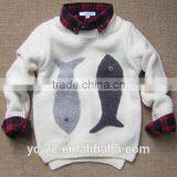 Custom Graphic Pullover Children's Sweaters With Collar thumbnail-2