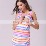 MamaLove Fashion Maternity Clothing Maternity Dress Nursing Clothes Nursing Dresses Breastfeeding Clothes for Pregnant Women thumbnail-4
