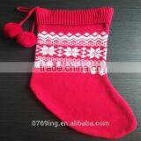 Hot Sale Festival Christmas Knitting Sock Decoration Christmas Knitted Sock thumbnail-1