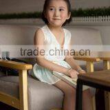 COOL KID ZONE Lovely White Chiffon Children Suit Girl Child Garment thumbnail-2
