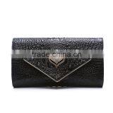 High Quality Lady Genuine Real Crocodile Embossed Designer Clutch Bag For Women thumbnail-3