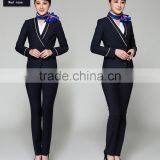 Juqian OEM Factory Price Air Hostess Costume Cotton Asia Air Hostess Airline Flight Attendants Uniforms Wholesale thumbnail-6