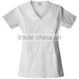 Girl White Cotton Medical Scrubs thumbnail-2