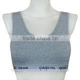 Black Yoga Shorts Girl Sport Seamless Bra, Woman Boxer thumbnail-1