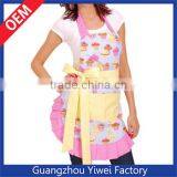 Women's Apron Sadie Damask Black thumbnail-1