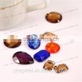 Crystal Stone Glass Beads no Hotfix Flat Back Mirror Rhinestone thumbnail-1