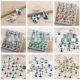 Teardrop Sew on Crystal ab Flat Back Sew on Rhinestones Beads thumbnail-6