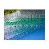 Impact Resistance Greenhouse 6mm Twin Wall Polycarbonate Sheet With UV Coated