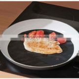 Non-stick reuseable round PTFE frying pan liner