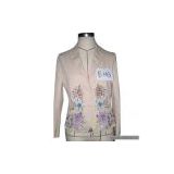 Sell Woven Yarn Drill Jacket with Embroidery