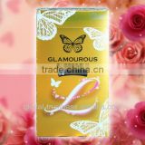 Japan Condom 'GLAMOUROUS BUTTERFLY L' --- outside top jelly-coated --- 6p