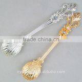 High Quality Stainless Steel Coffee Spoon /hutg Retro Flower Stainless Steel Tea Spoon /fancy Dessert Spoon Tableware