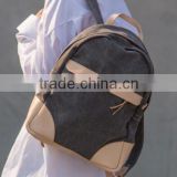 Best selling fashionable canvas backpack bag for wholesale