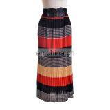 New Arrival Ice Silk Women Long Skirt Colorful Casual Ladies Skirt thumbnail-1