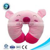 Customize Fashion Cute Plush Pink Pig Funny u Shape Neck Pillow thumbnail-1