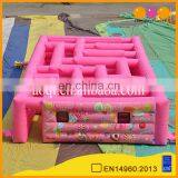 Funny Outdoor Inflatable Sport Game Inflatable Maze Obstacle Course With Candy Painting thumbnail-2