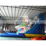 Giant Inflatable Water Slide, Shark Water Slide With Pool, Aier Inflatables thumbnail-2