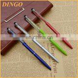 Colorful crystal stylus pen customized logo engraved crystal stylus pen