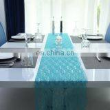 2015 Party Decorations Dinning Velvet Crochet Table Runner thumbnail-3