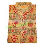 Full Sleeve Long Yoga Kurta in Cotton, Size : Chest 120 x Height 104 x Sleeve 59.5 Centimeters. thumbnail-4