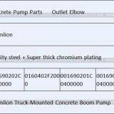 Zoomlion NO.1 Bend Outlet Elbow For Truck-Mounted Concrete Boom Pump 0160402F2000 001690201B0400000 001690203A0100000 thumbnail-2