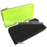 Custom Embossed Desgin Silicone Pencil Pouch Zipper Fashion Ladies Hand Clutch Purse Wallet thumbnail-2