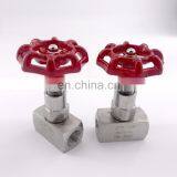 Needle Valve J13W 160P DN6 DN10 DN15 DN20 DN25 Stainless Steel 304 316 Female Thread High Pressure thumbnail-1