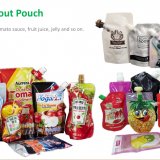 OUTOP Packaging Custom Printed Stand Up Tomato Paste Ketchup Packing Bag Plastic Chili Sauce Packaging Pouch With Spout