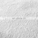 Wholesale White Jacquard Plain 100% Polyester Ultrasonic Comforter American Bedspread Quilting thumbnail-7
