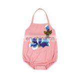 Boutique Embroidery Bodysuits Romper Soft Cotton Baby Rompers Hot Selling Wholesale Children Clothing Usa thumbnail-5