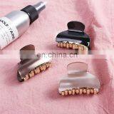 New Style Large Floral Acrylic Hair Clips Girls Hairpins Crab Claws Jaw Clamp Hair Jewelry for Women Banana Grips Slid thumbnail-3