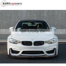 for F80 M3 / F82 M4 Carbon Fiber Parts Fit for F80 M3 / F82 M4 All Year to V Style Carbon Fiber Front Lip and Diffuser for M3 M4 thumbnail-2