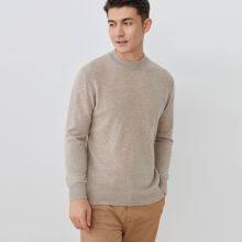 Half Collar Jumpers Sweater/Men Winter Pullover Cashmere Knitted Sweaters thumbnail-4