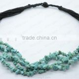 Turquoise Chip Gemstone Necklace