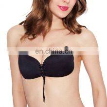 Women Self Adhesive Strapless Bandage Stick Gel Silicone Push Up Invisible Bra 2 Styles thumbnail-1