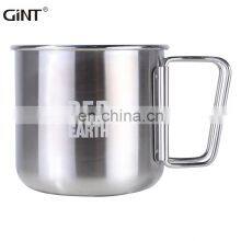 420ml Camper Series Single Wall Laser Logo Coffee Cold Stainless Steel Mug thumbnail-2