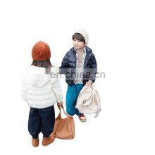 2021 Handun New Children's Down Jacket Men's and Women's Larger Children's Simple Hooded Down Jacket thumbnail-1